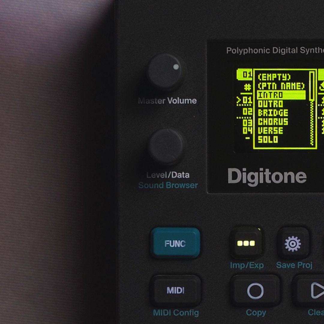 Song Mode od Elektron (OS, Nawigacja)