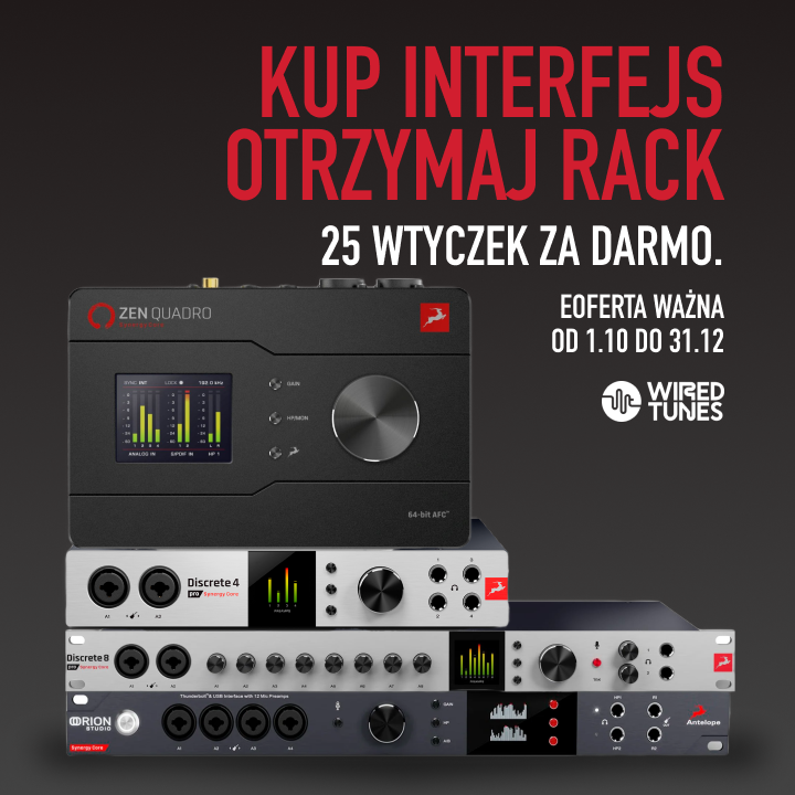 25 pluginów i Bitwig Studio gratis z interfejsami Synergy Core