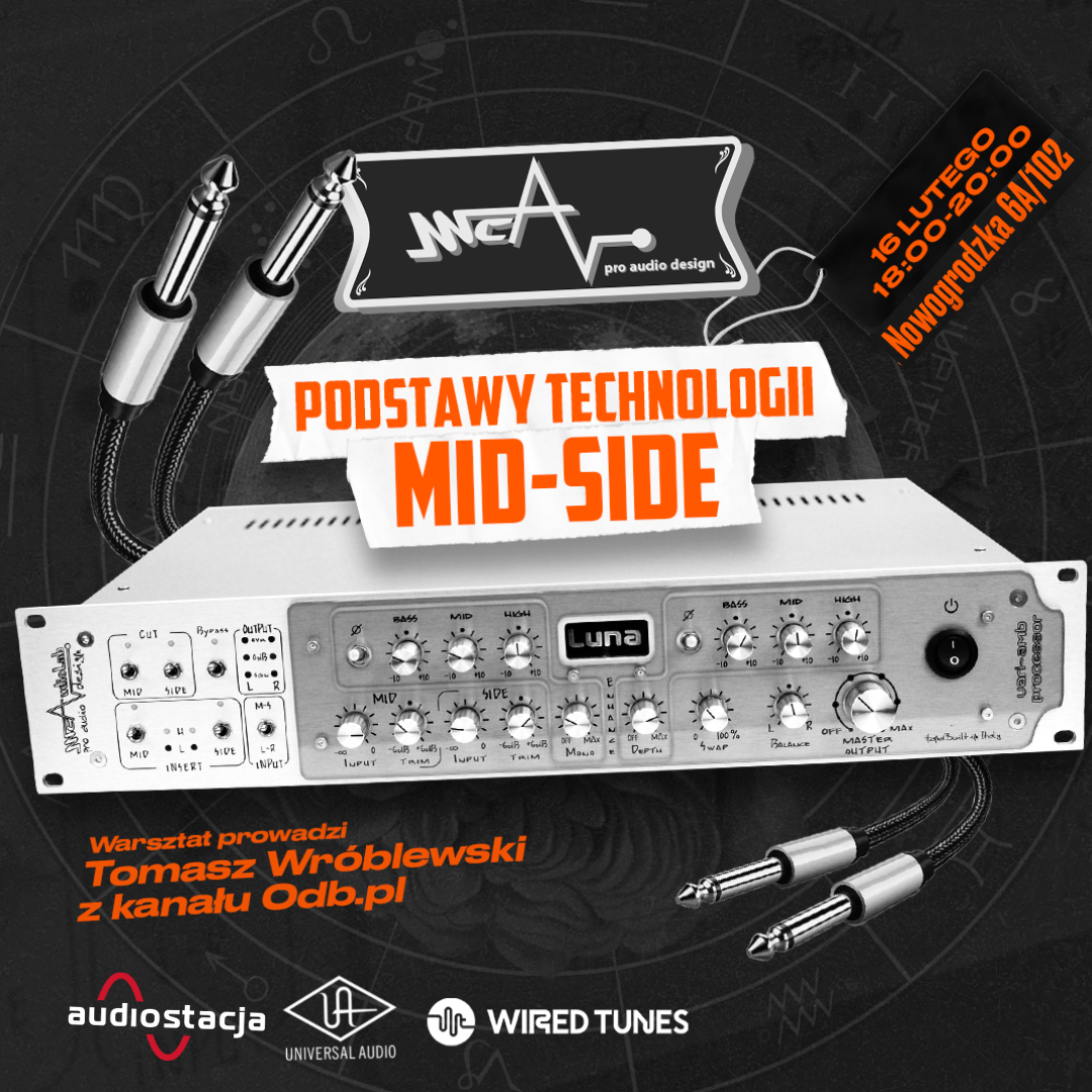 Warsztat z podstaw technologii Mid-Side w Warszawie