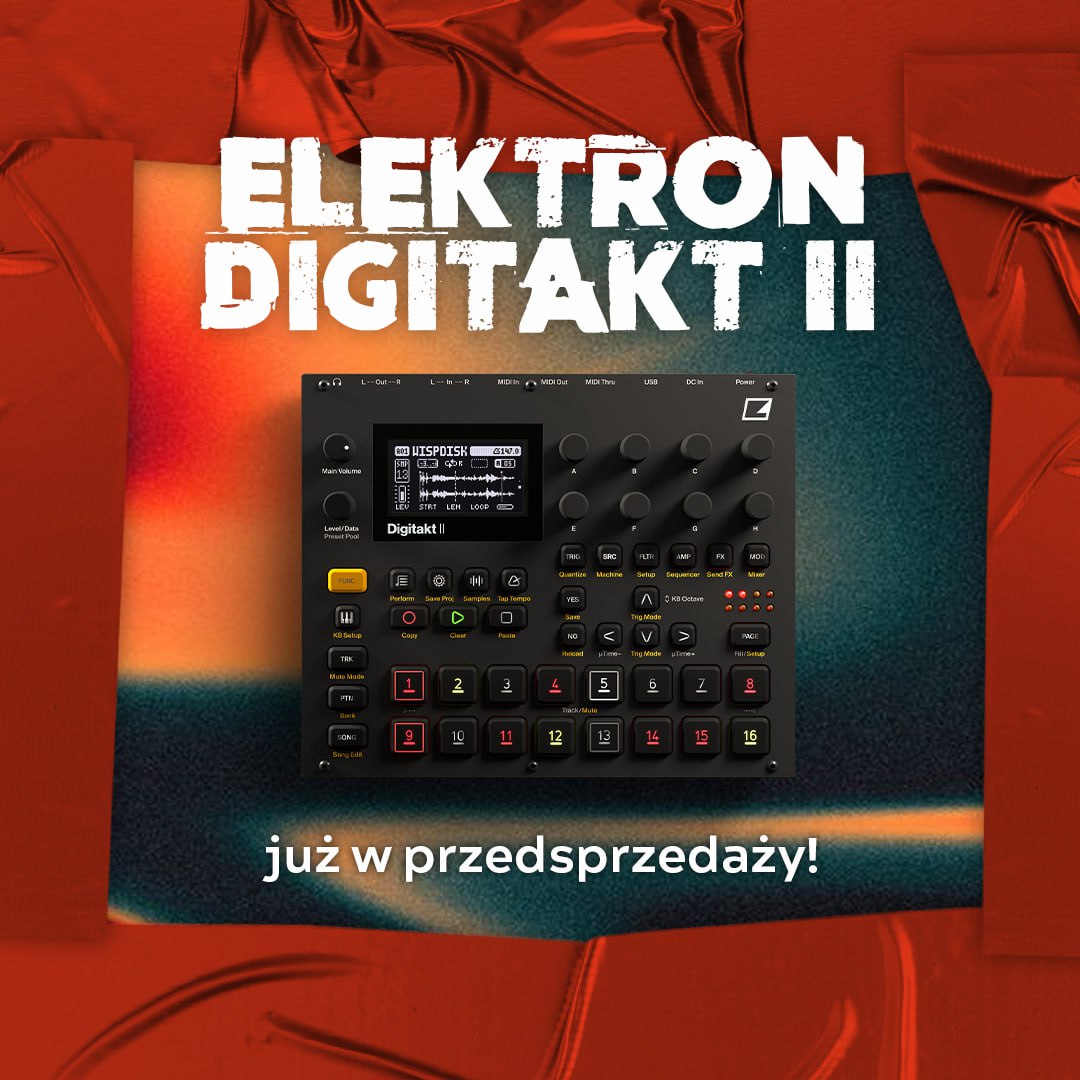 Osiągnij większą moc z Elektron Digitakt II