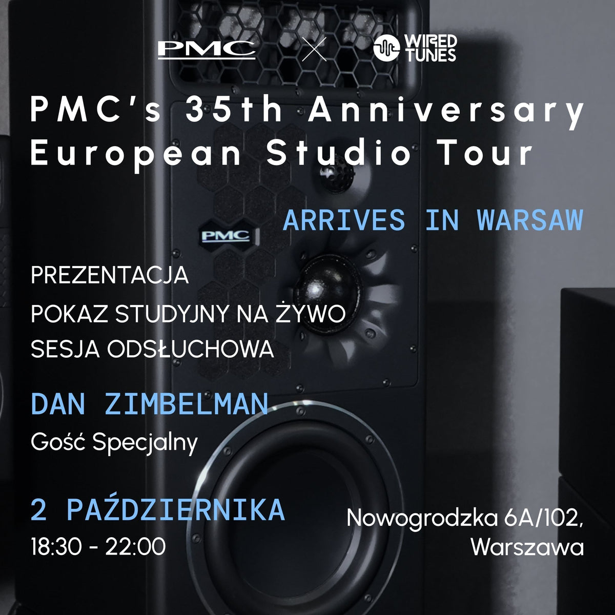 PMC European Studio Tour: Prezentacja PMC 10 XBD w showroomie Wired Tunes