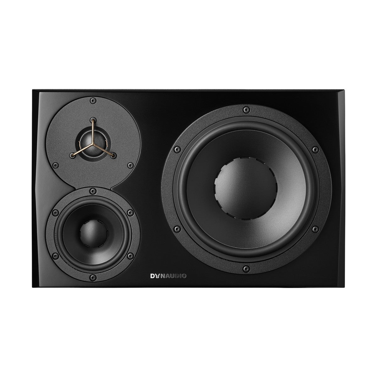 Aktywny monitor studyjny Dynaudio LYD 48 Black Left (Lewy) - widok z przodu