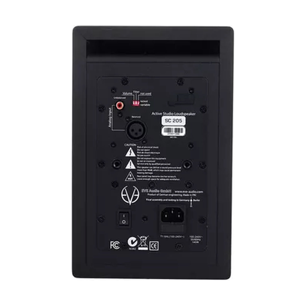 EVE AUDIO SC205 All Black - 2-drożny Monitor Studyjny
