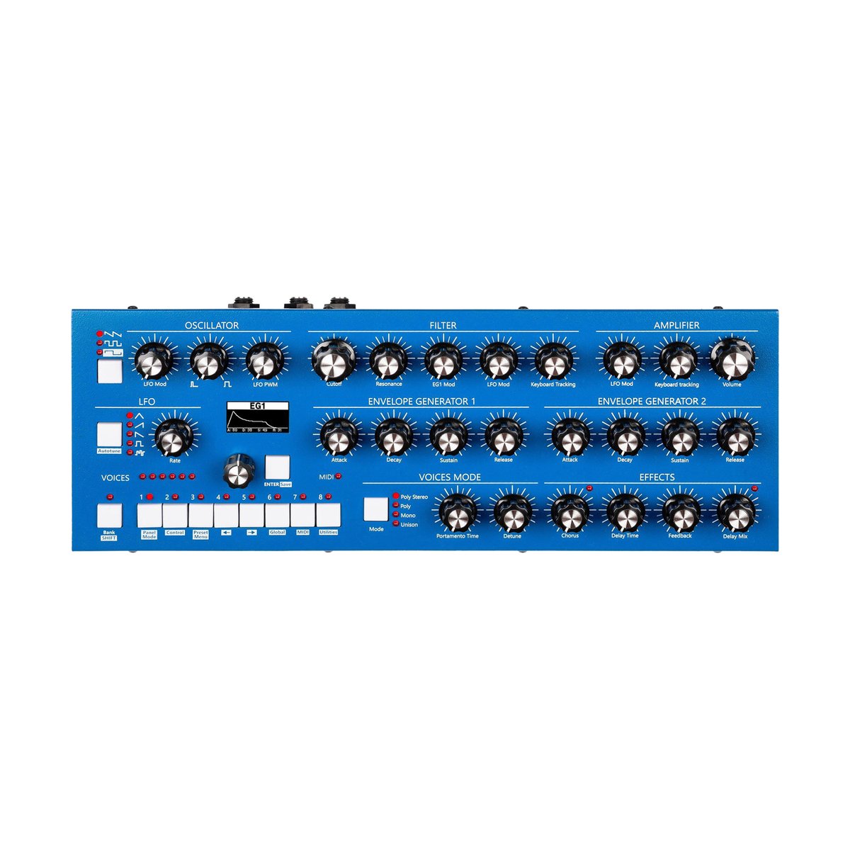 GS Music - Bree6 Desktop (Blue) - Analogowy Syntezator