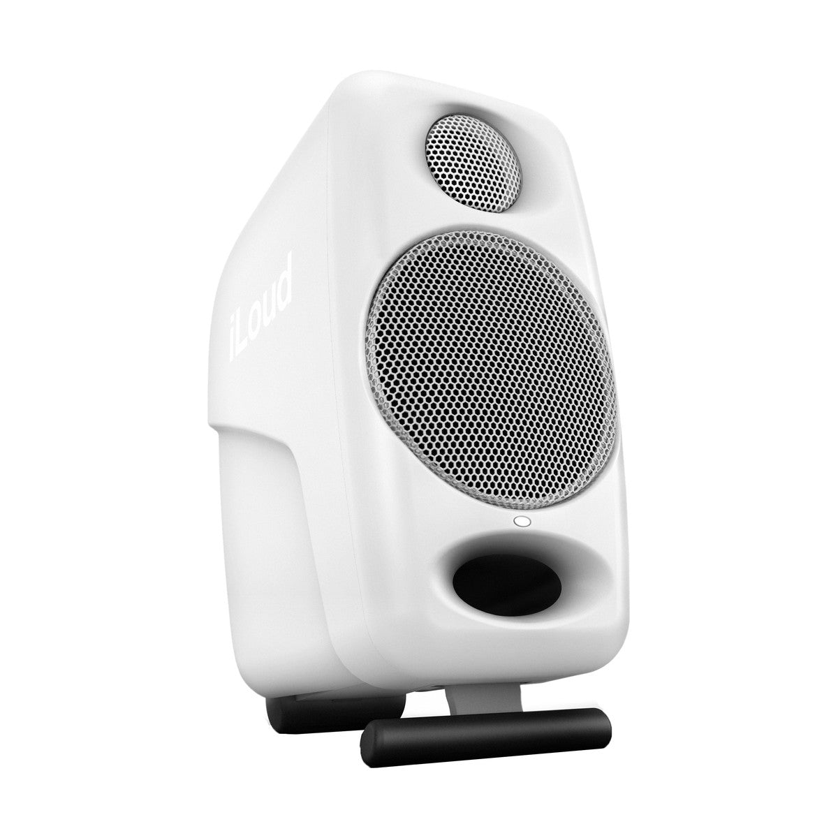 Aktywny monitor studyjny IK Multimedia iLoud Micro Monitor Pro White Single (Biały, 1 sztuka) - widok z lewej strony