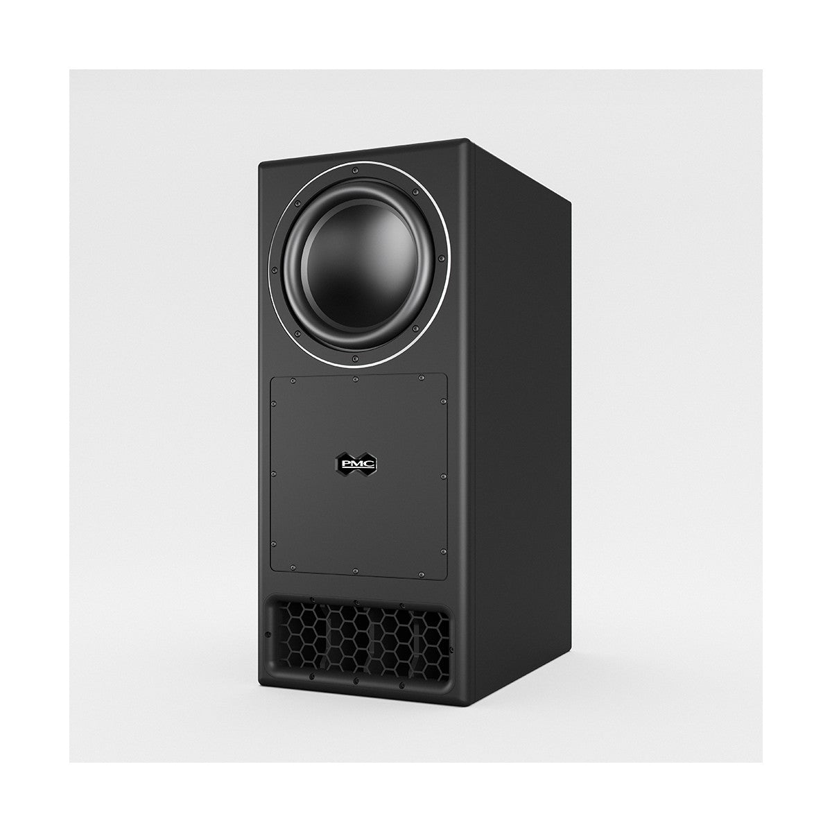 Aktywny subwoofer studyjny PMC 12 SUB widok z boku