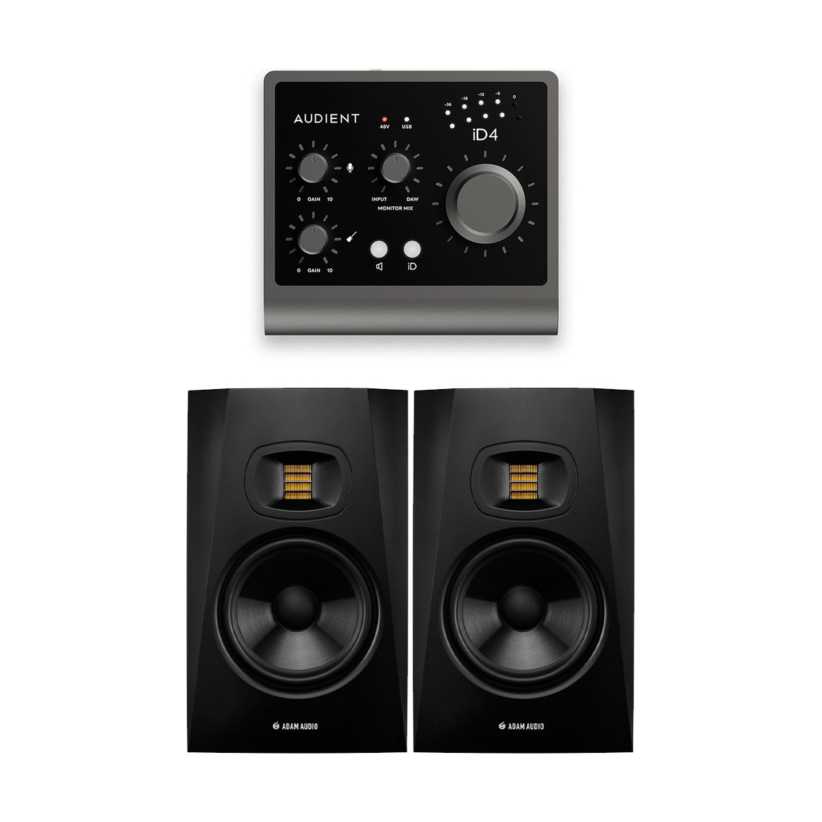 ADAM T7V 2 pcs + Audient iD4 MKII