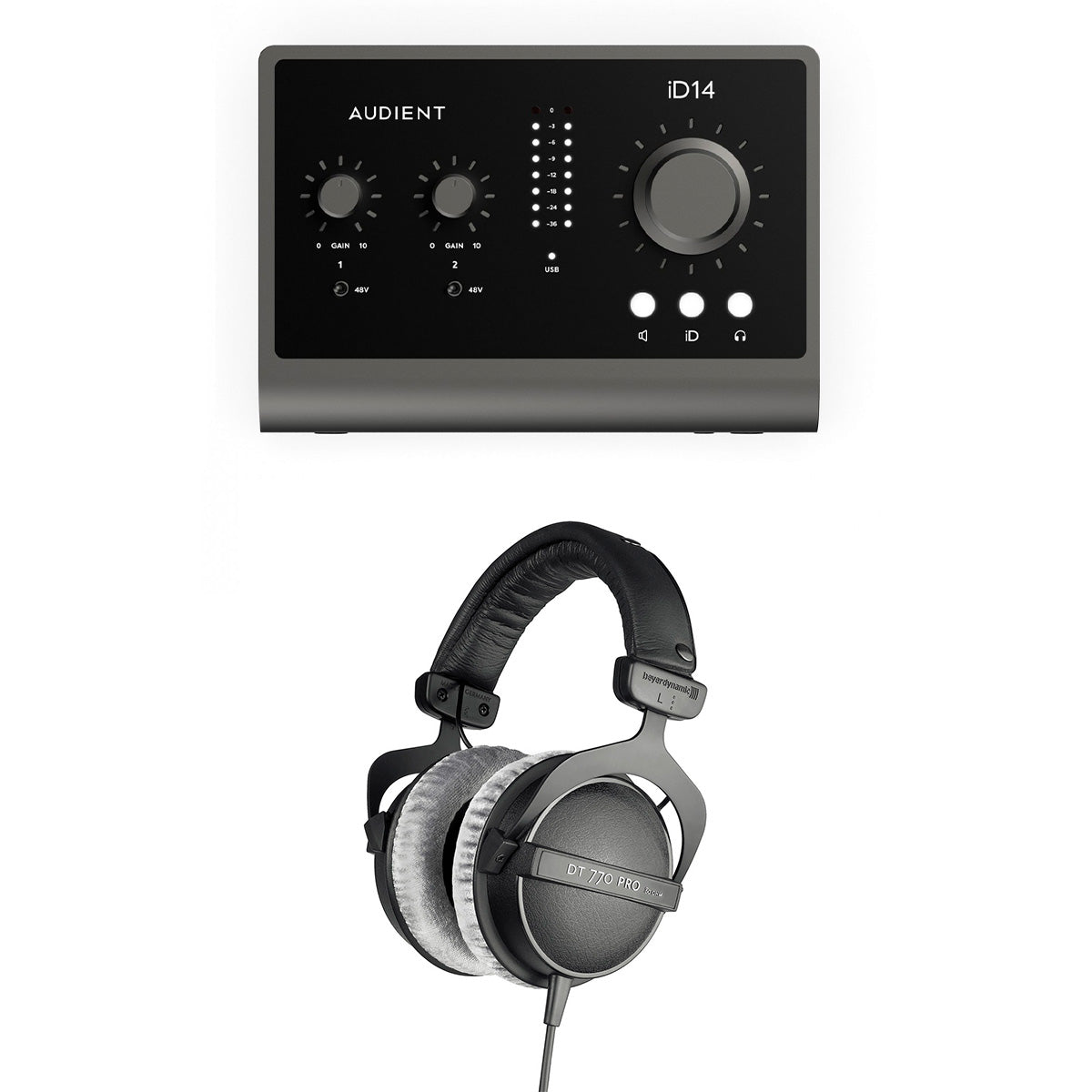 Audient iD14 MKII + Beyerdynamic DT 770 Pro 80 Ohm