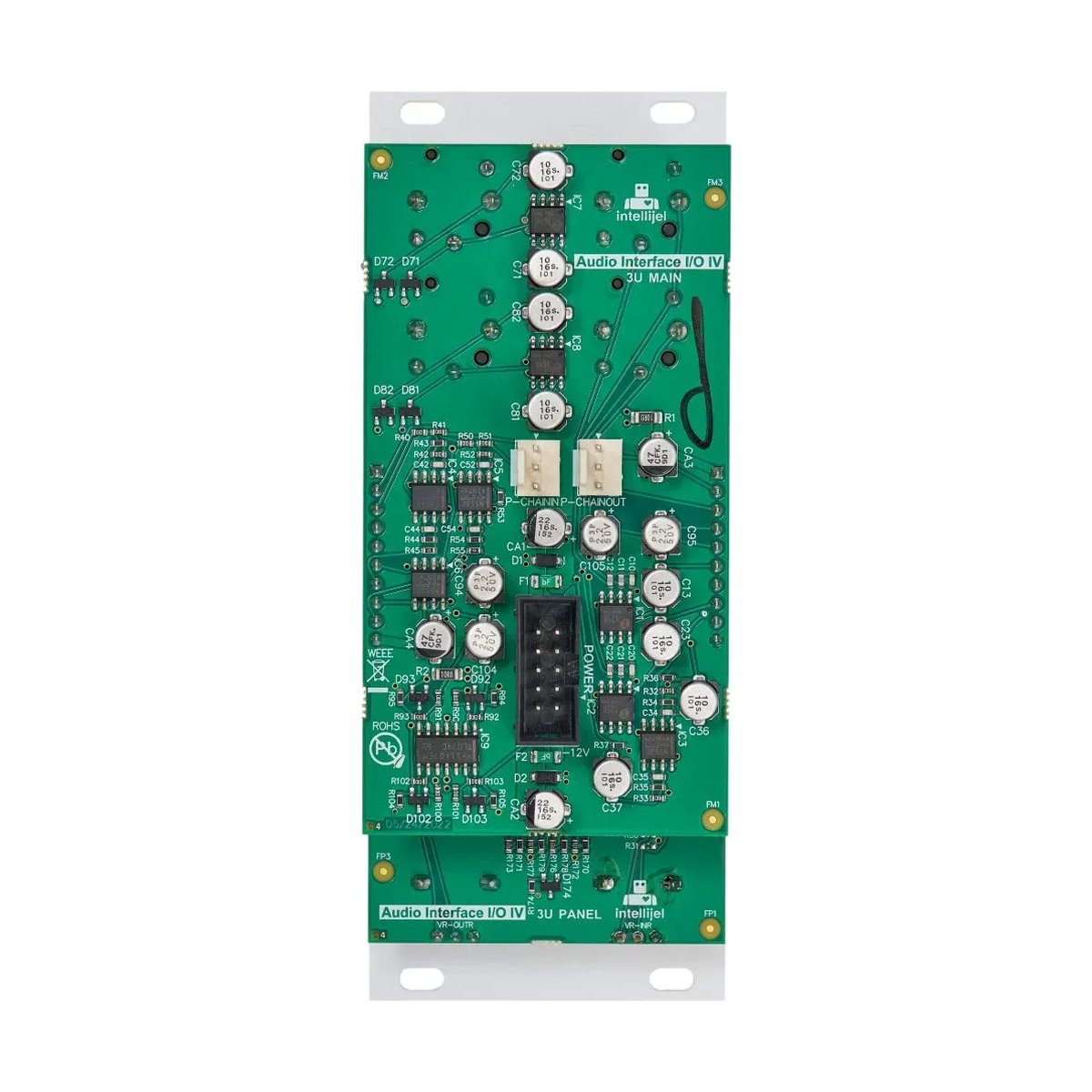 Intellijel Audio I/O 3U – interfejs Eurorack, widok 2