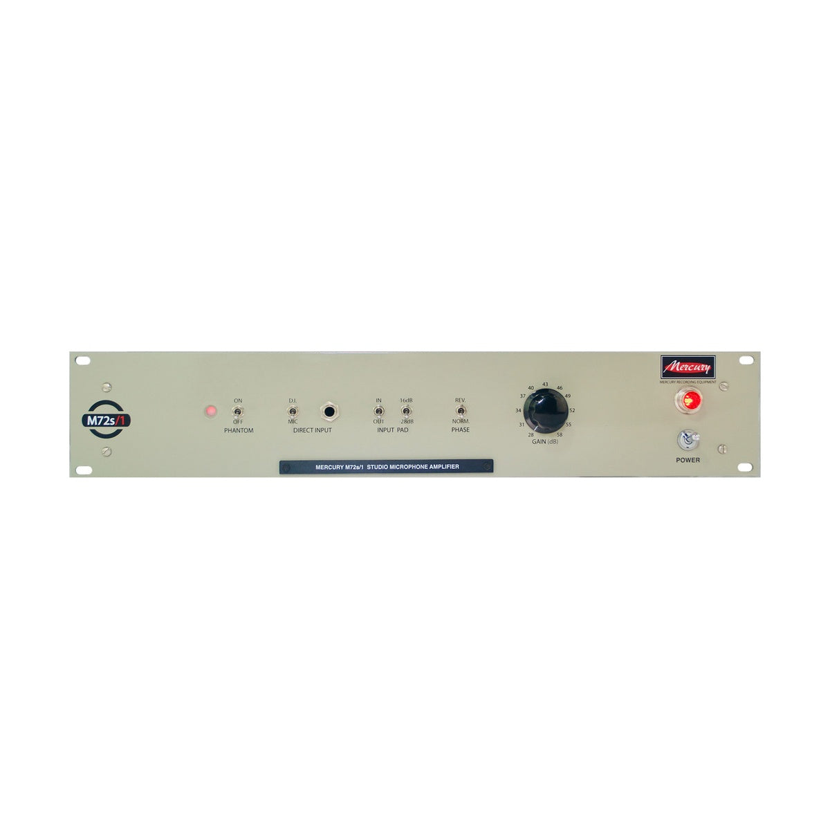 Mercury M72s/1 MKIV – jednokanałowy preamp lampowy