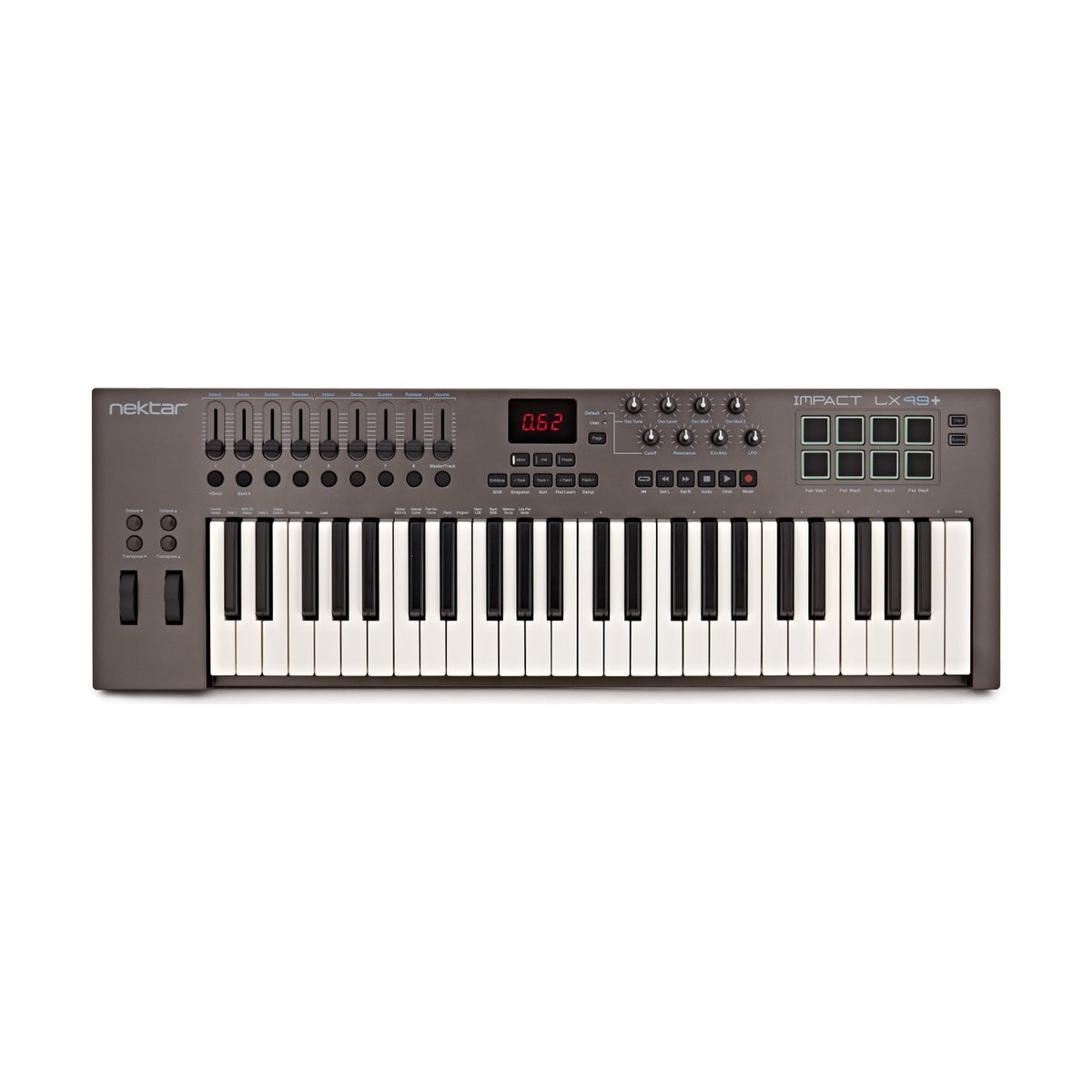 Nektar Impact LX49+ – klawiatura MIDI 49 klawiszy