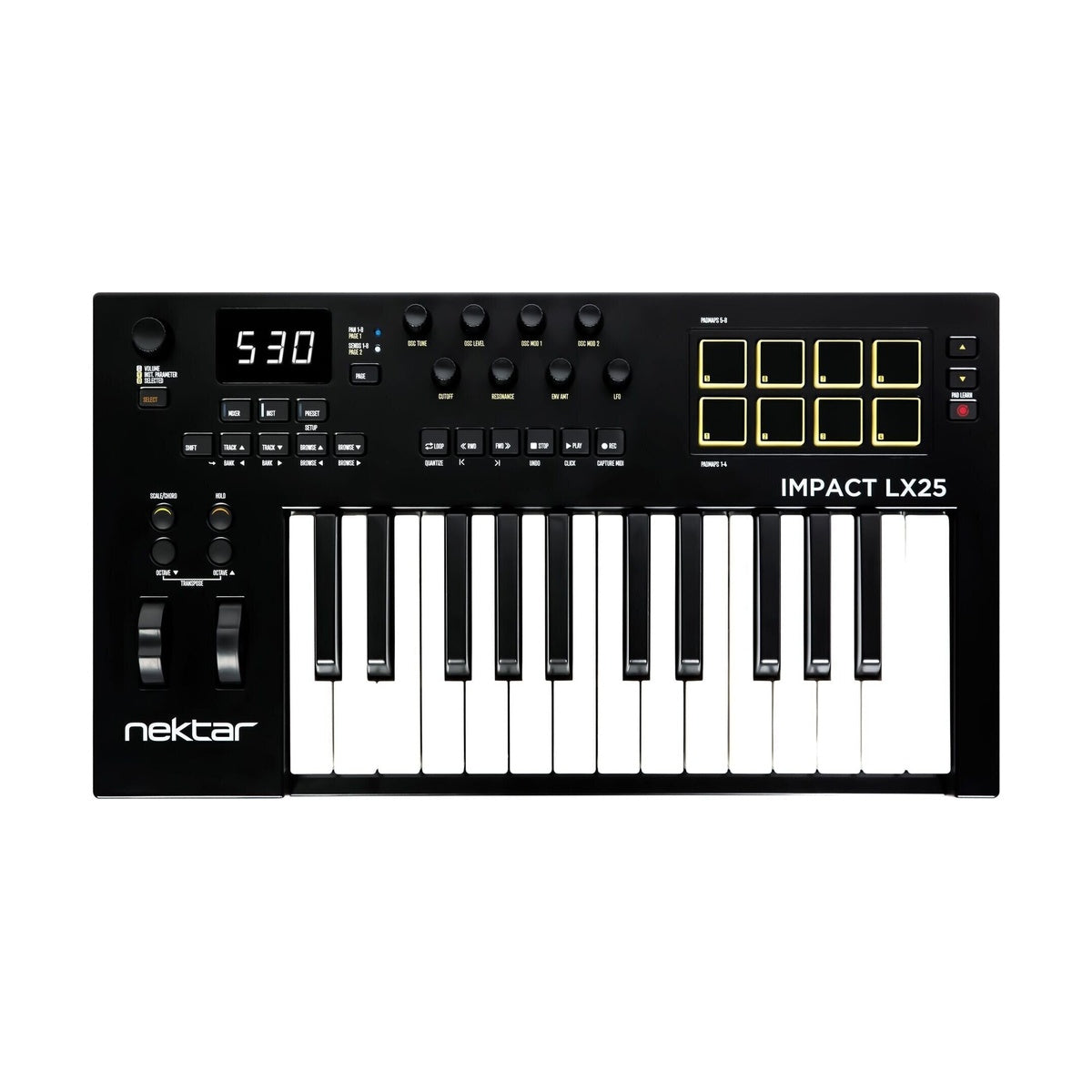 Nektar LX25mk3 – kompaktowa klawiatura MIDI