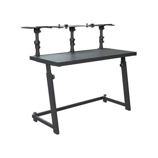 Gravity FDJT 01 - DJ Desk with Adjustable Loudspeaker and Laptop Trays