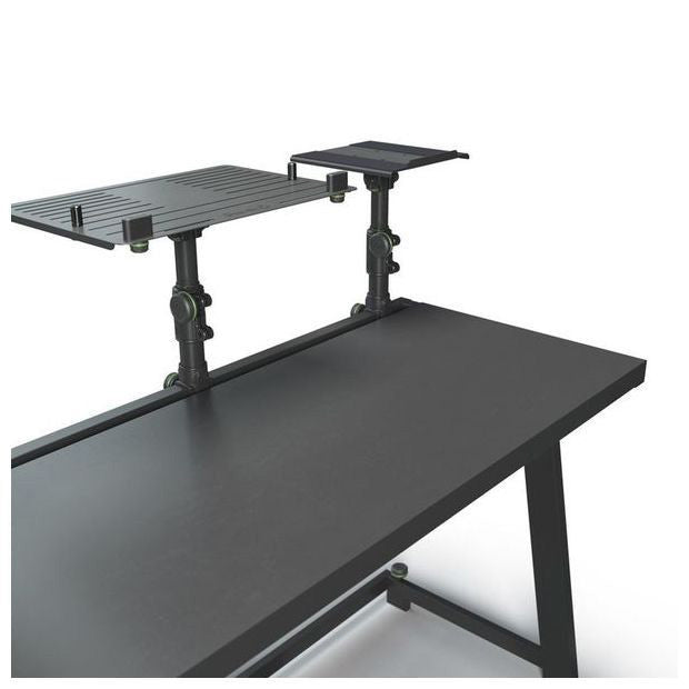 Gravity FDJT 01 - DJ Desk with Adjustable Loudspeaker and Laptop Trays
