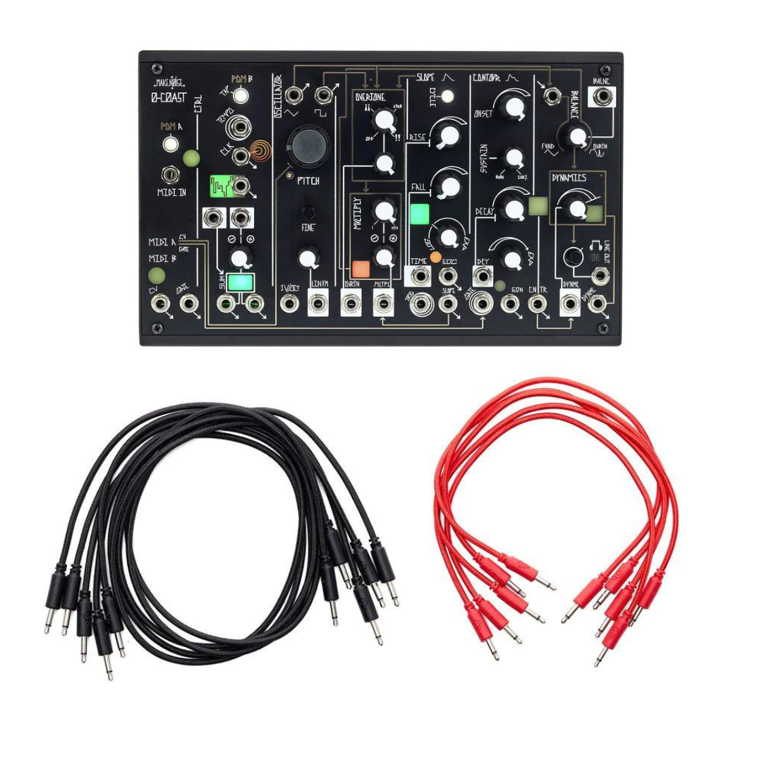 Make Noise 0-COAST + 2 Erica Synths cable set