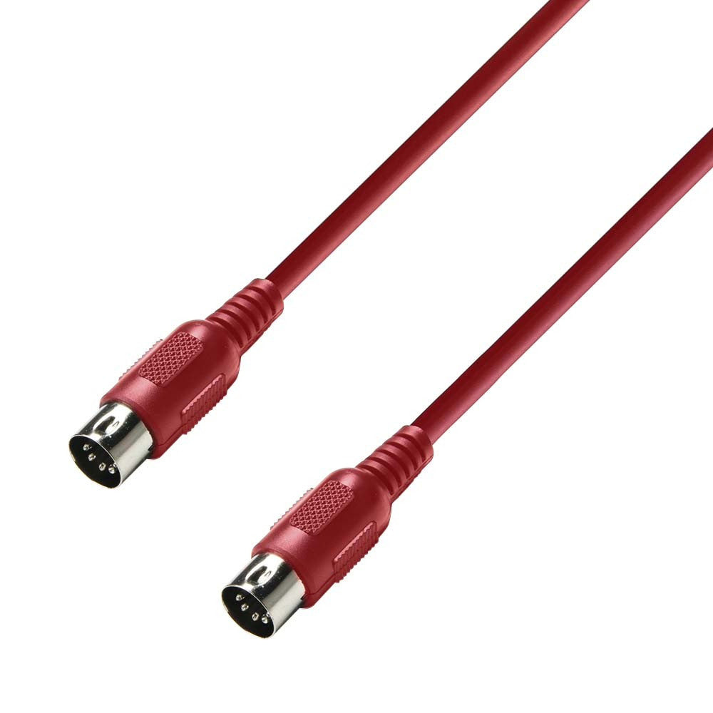 Adam Hall Cables K3 MIDI 0300 RED - MIDI Cable 3 m red