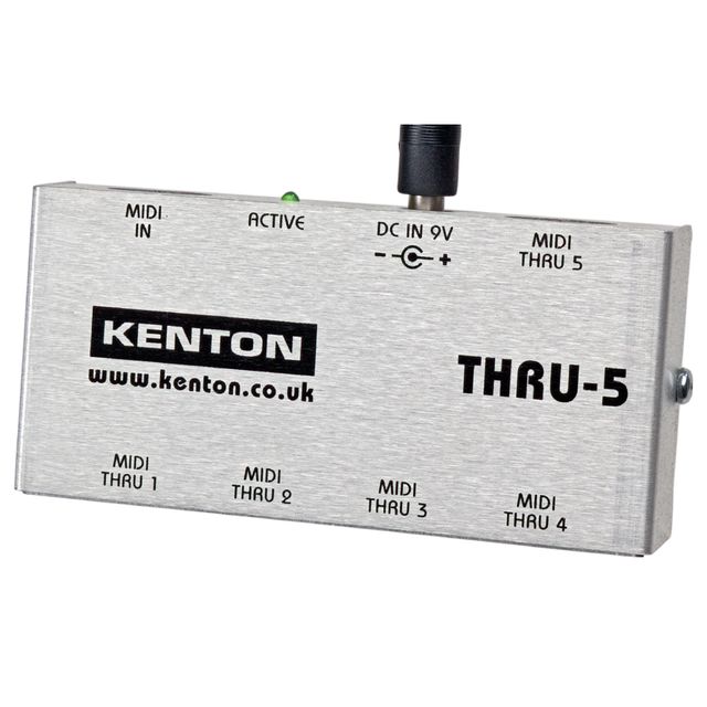 Kenton Thru 5 – 1 MIDI IN to 5 THRU
