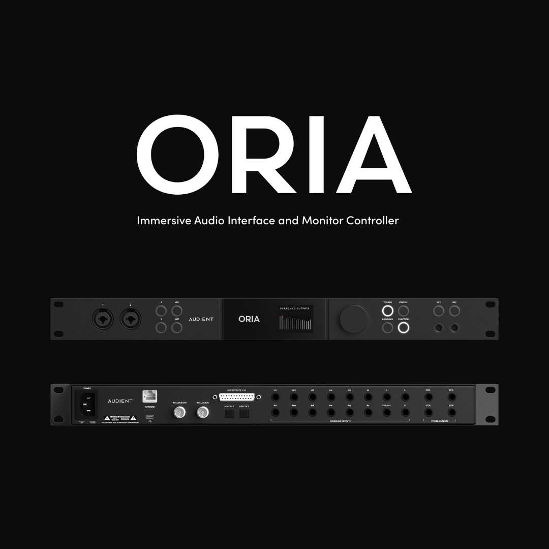 Najnowszy surround interfejs audio Audient ORIA