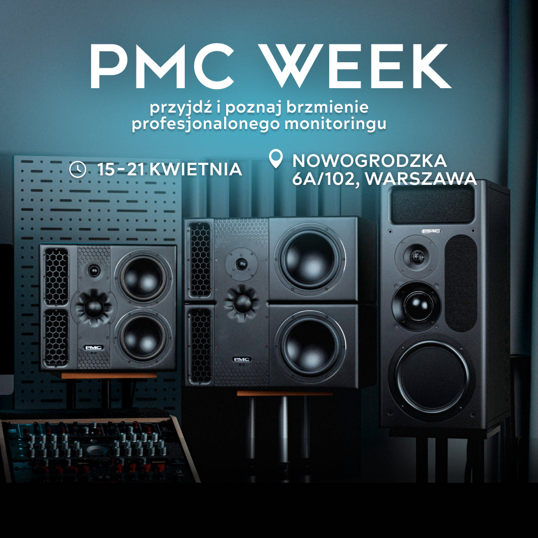 PMC Week  - umów się na odsłuch monitorów PMC w Wired Tunes!