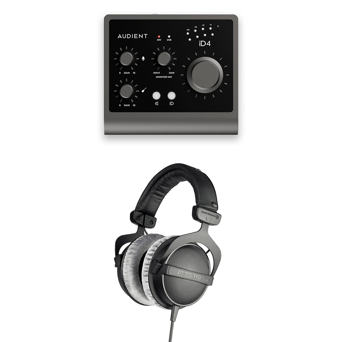 Audient iD4 MKII + Beyerdynamic DT 770 Pro 80 Ohm