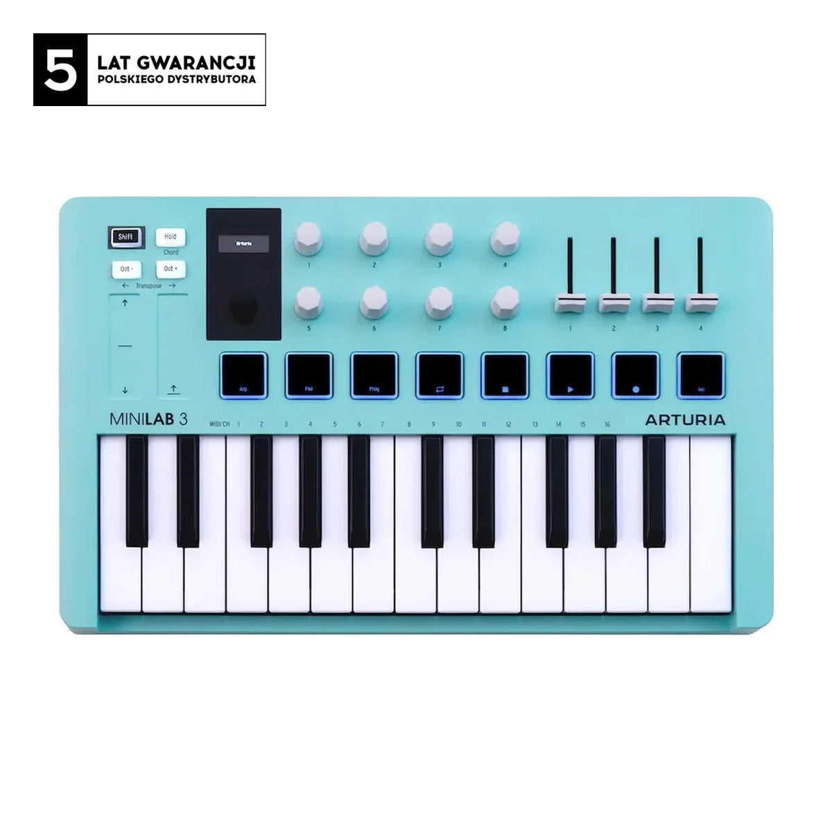 ARTURIA MiniLab 3 Aquamarine