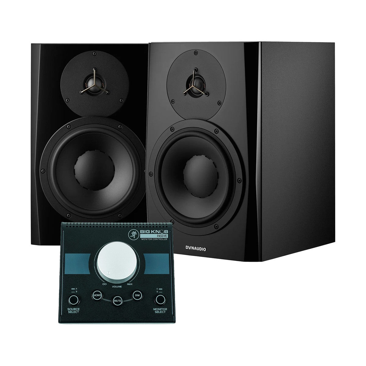 Dynaudio LYD 8 Black + Mackie Big Knob Passive