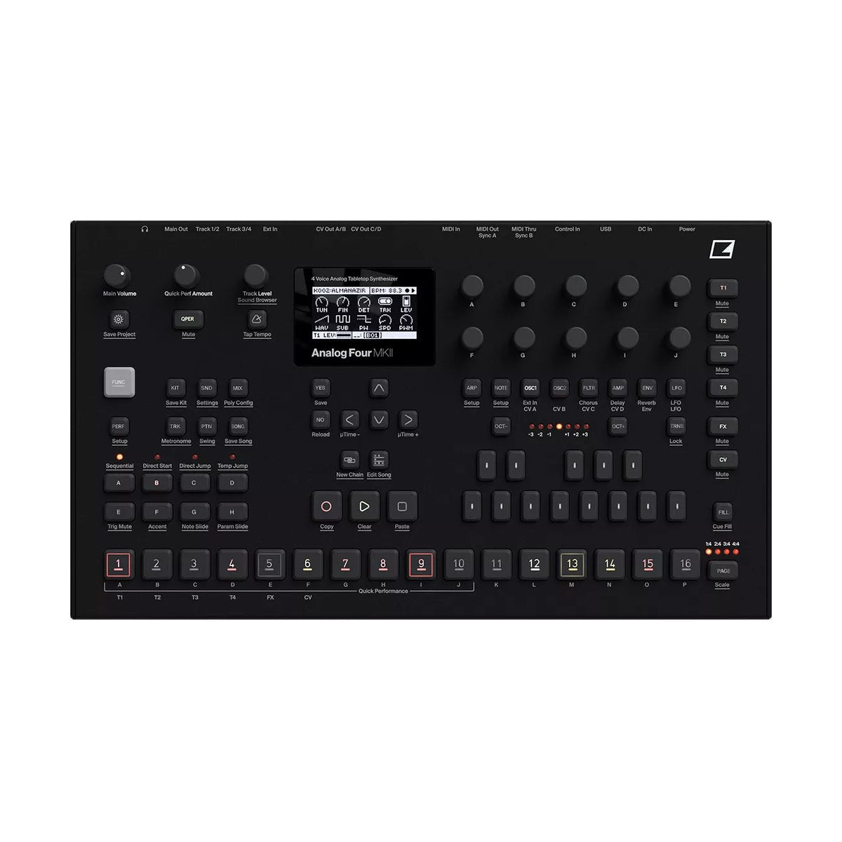 Elektron Analog Four MKII Black
