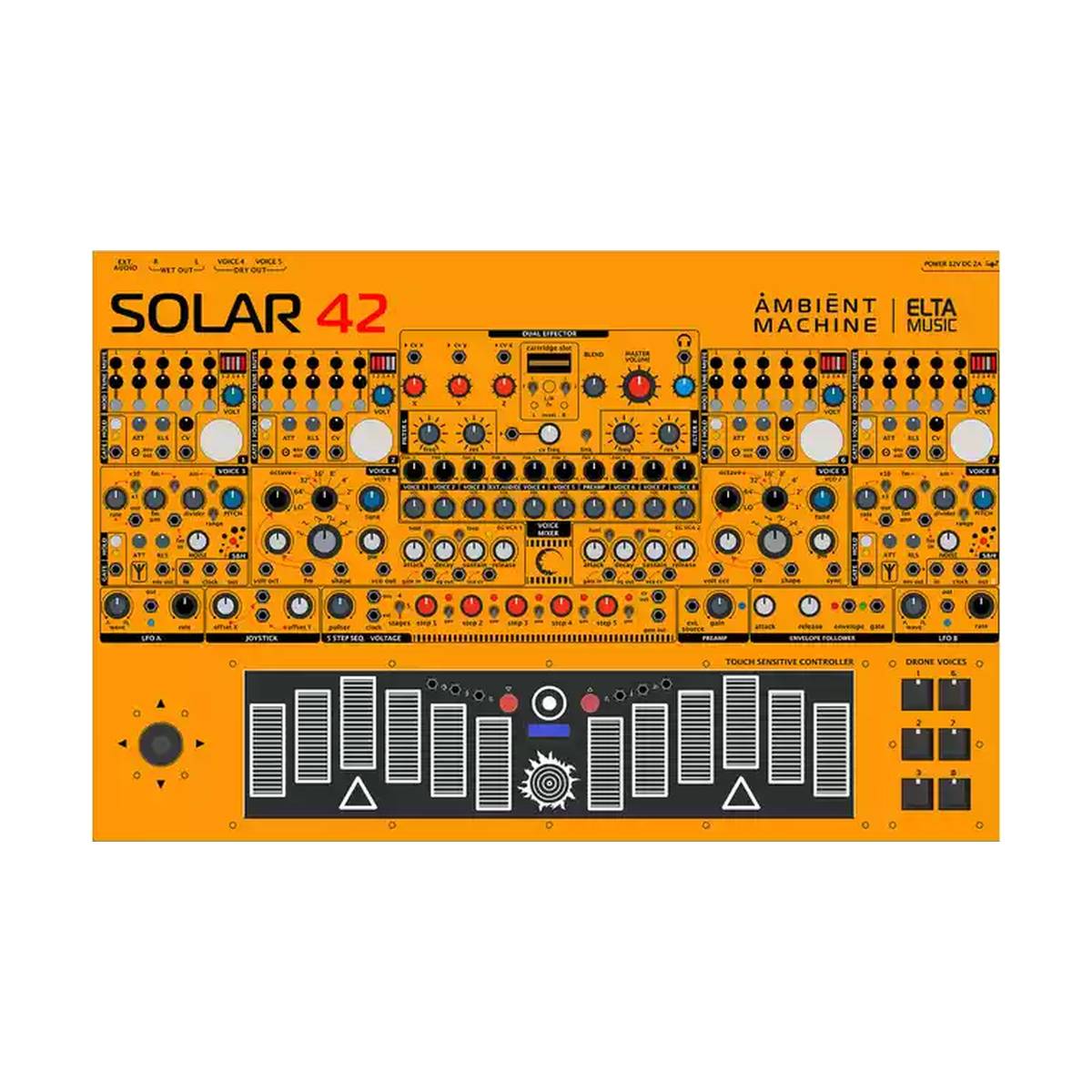 Elta Music SOLAR 42N Maize Yellow - Analogowy Syntezator