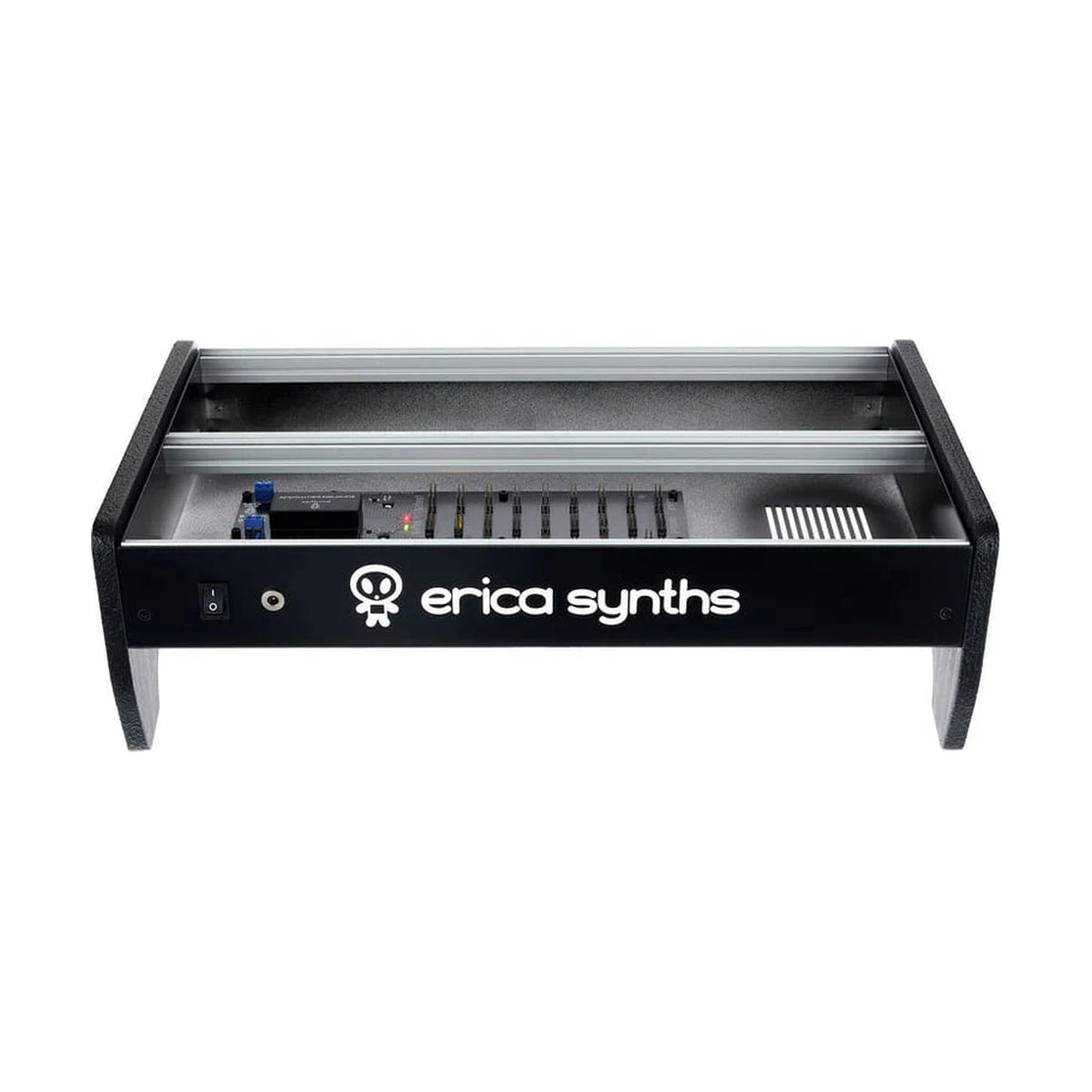 Erica Synths 2 x 84HP skiff case with integrated PSU vertical side panels (EU plug)
