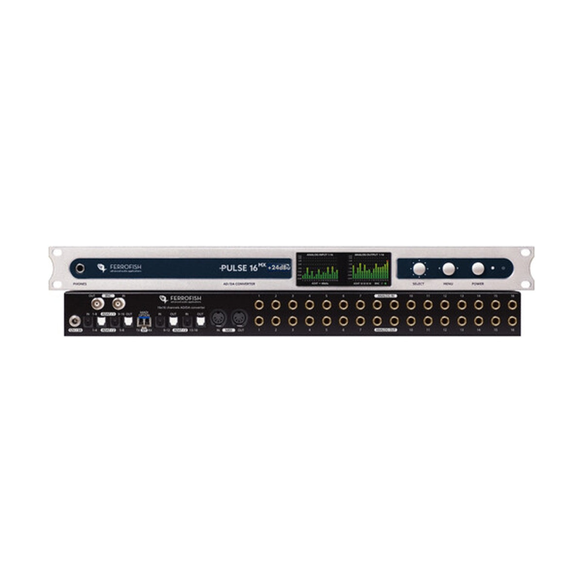 Ferrofish Pulse 16MX Singlemode + 24dBu I/O