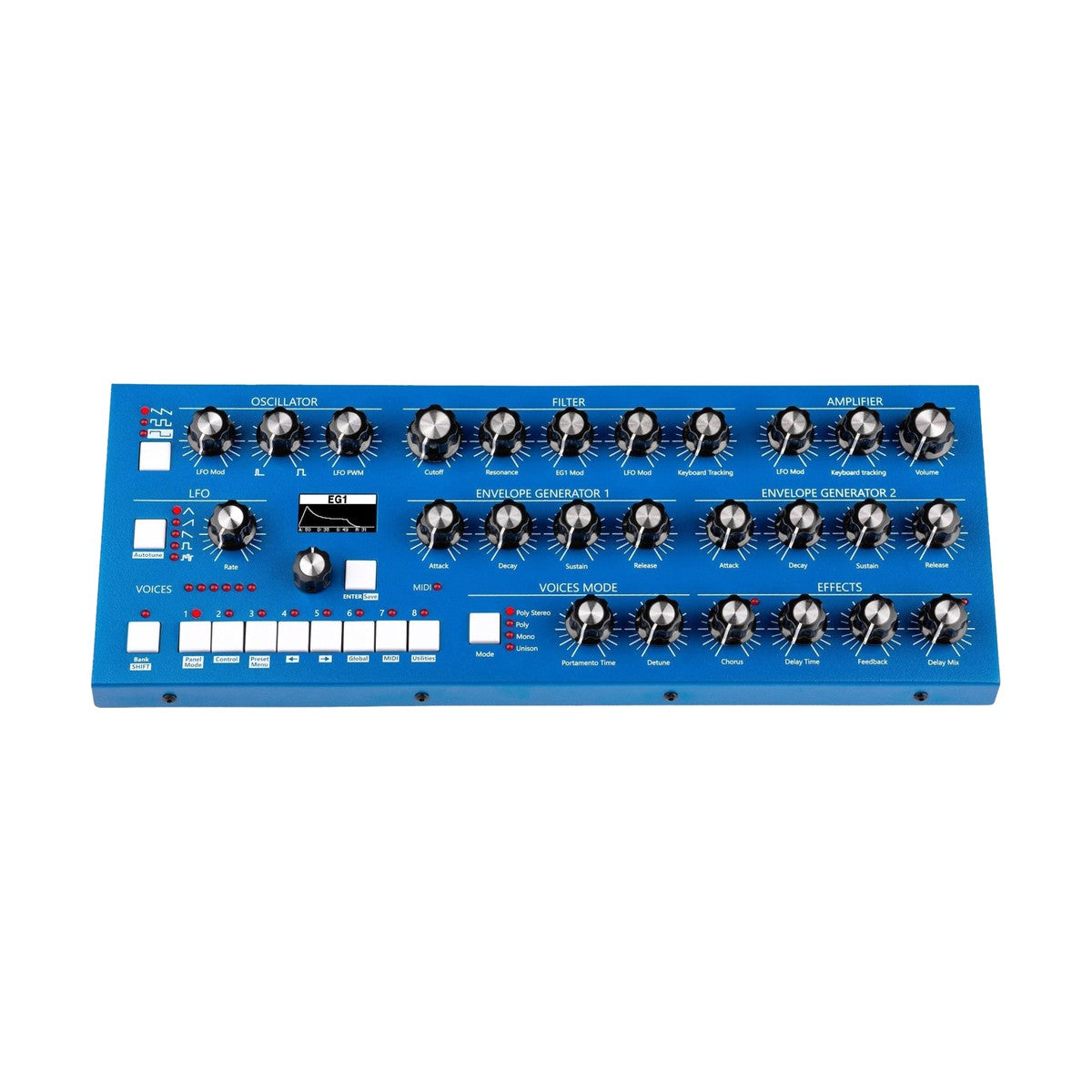GS Music - Bree6 Desktop (Blue) - Analogowy Syntezator