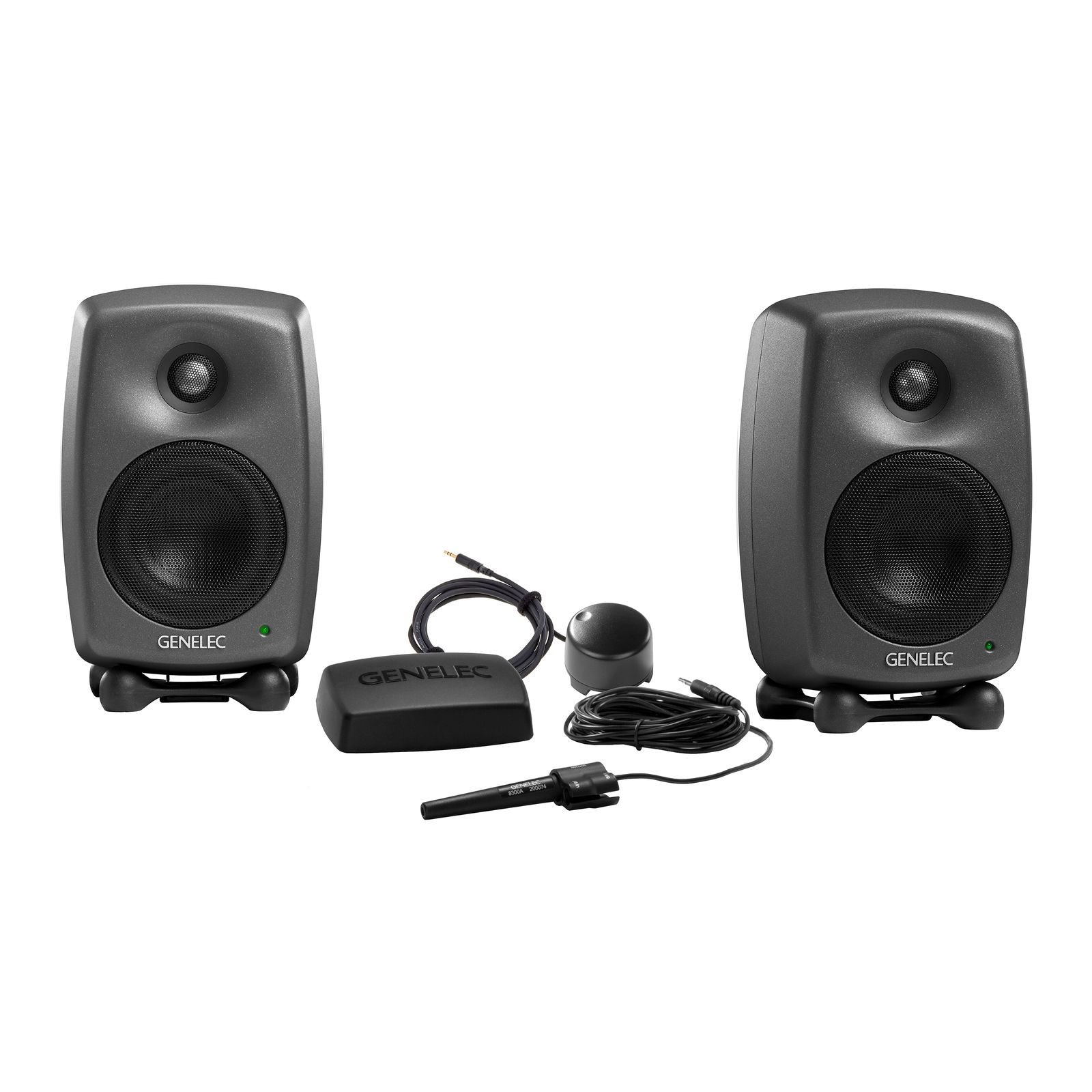 Zestaw monitorów studyjnych Genelec 8320A SAM Stereo Bundle z systemem GLM - widok z przodu