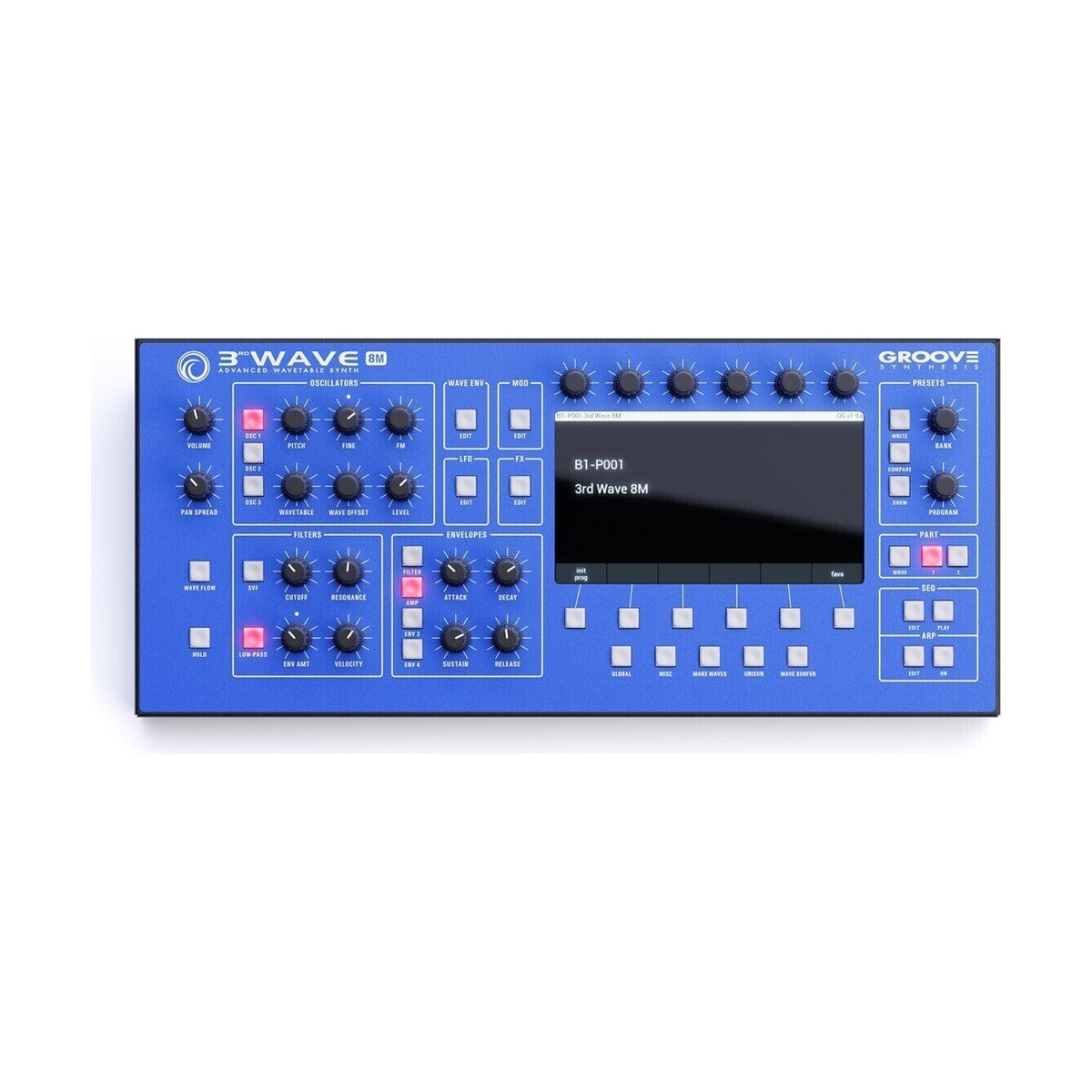 Groove Synthesis 3rd Wave 8M Desktop Module - Hybrydowy Syntezator