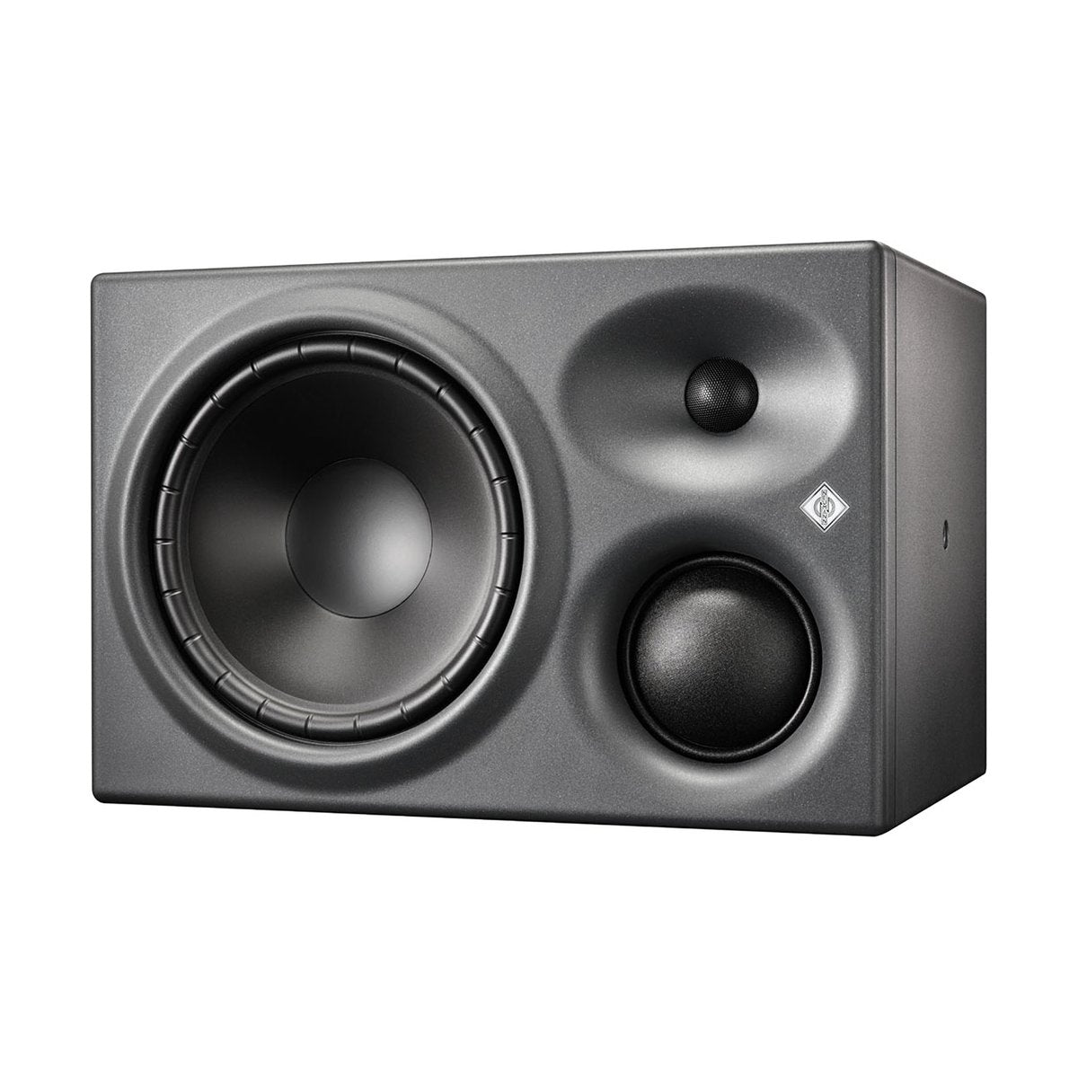 Aktywny 3-drożny monitor studyjny Neumann KH 310 A R G wersja prawa szara - widok z prawej strony