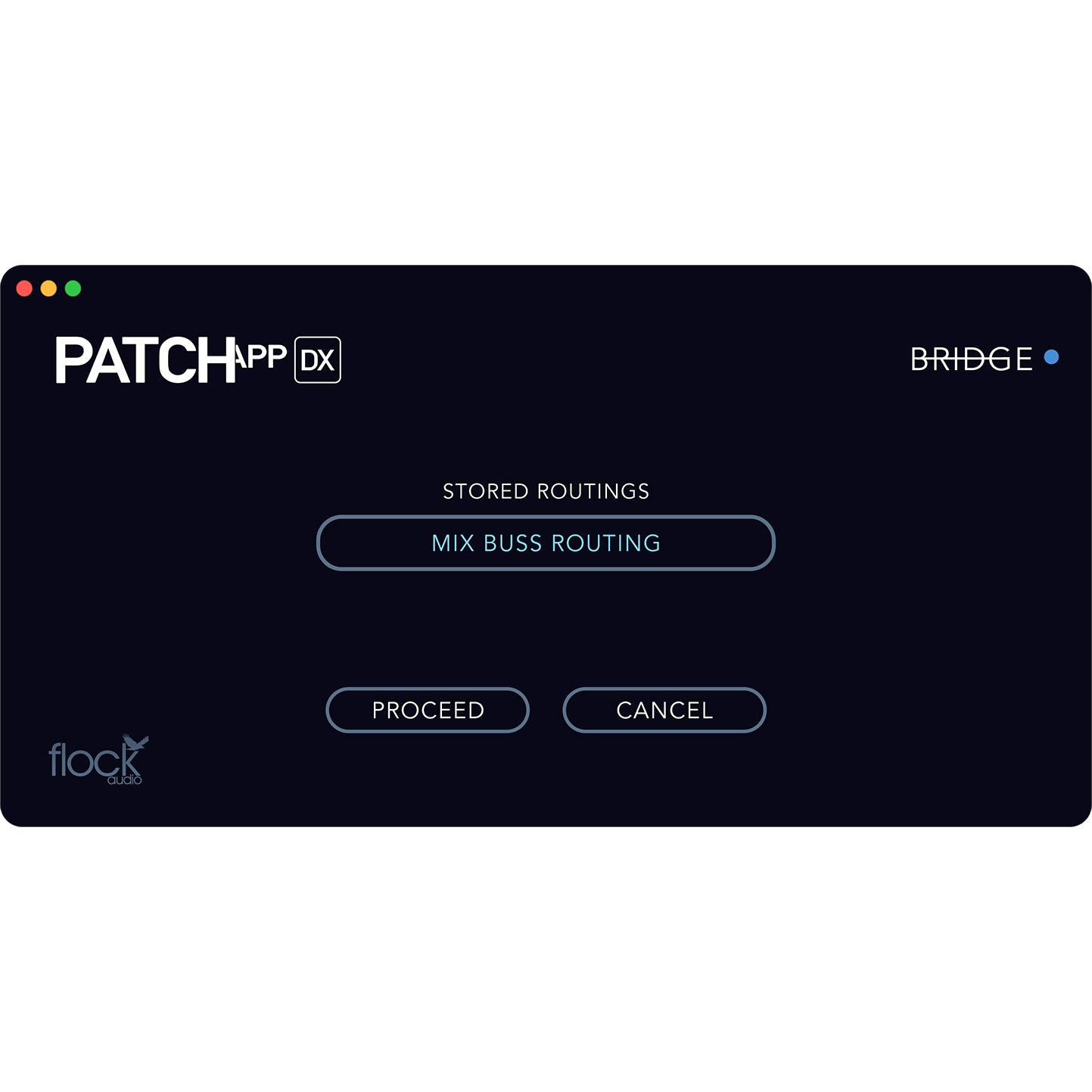 Flock Audio PATCH APP DX