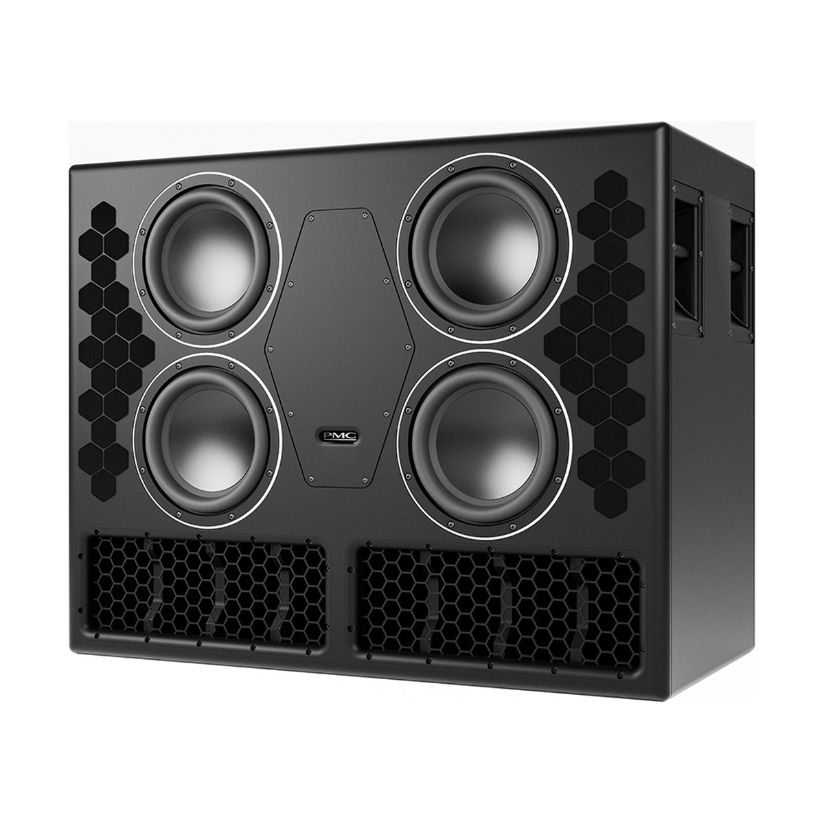 Aktywny subwoofer studyjny PMC 10-4 SUB widok z boku