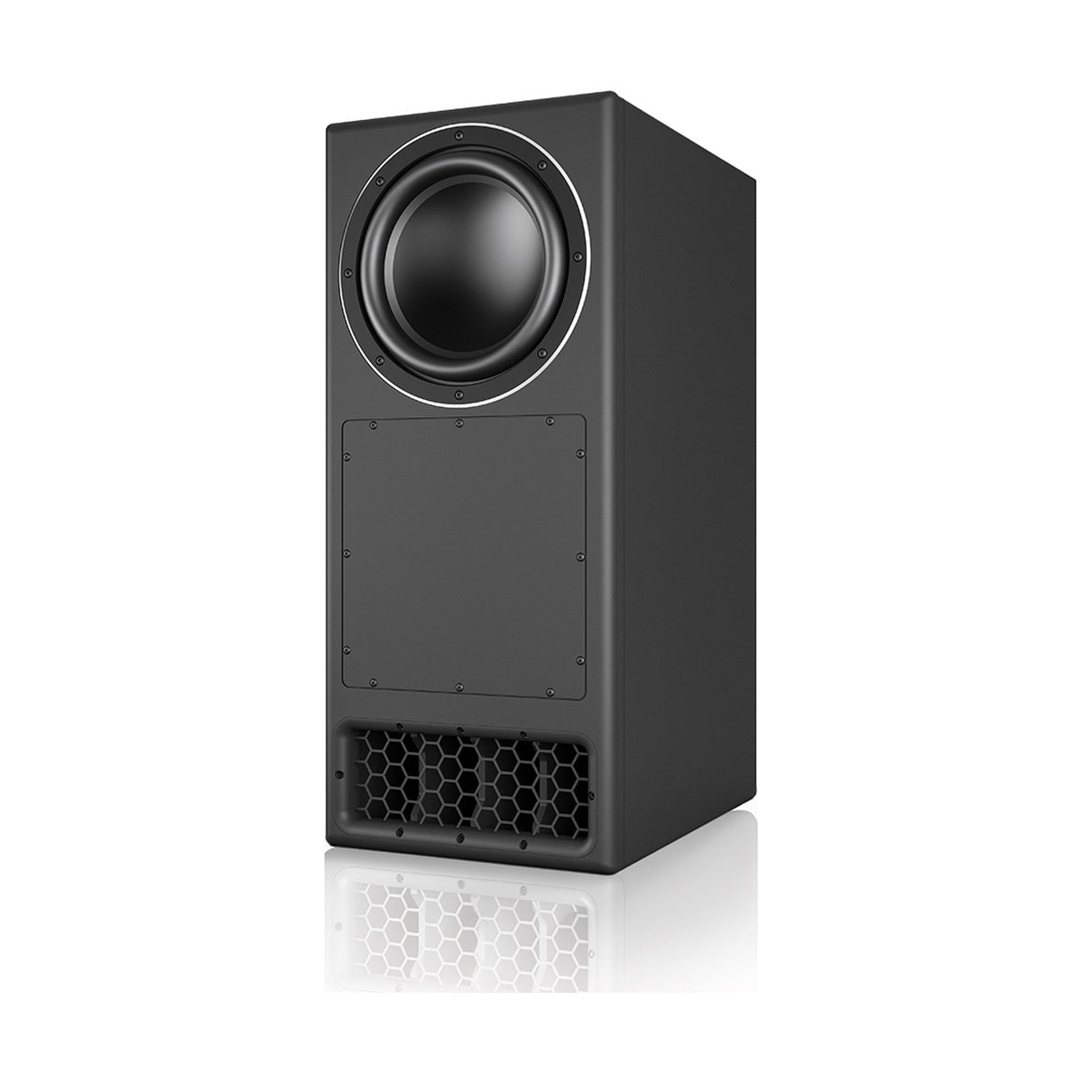 Aktywny subwoofer studyjny PMC 12 SUB XBD widok z boku