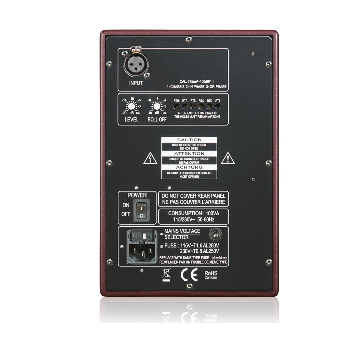 PSI Audio A 14 M Broadcast Studio Red - Aktywny monitor studyjny 2-drożny