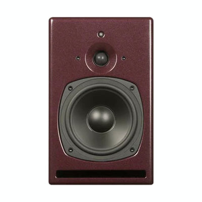 Monitor studyjny aktywny PSI Audio A17-M, czerwony, 2‑drożny – zdjęcie produktu - widok z przodu