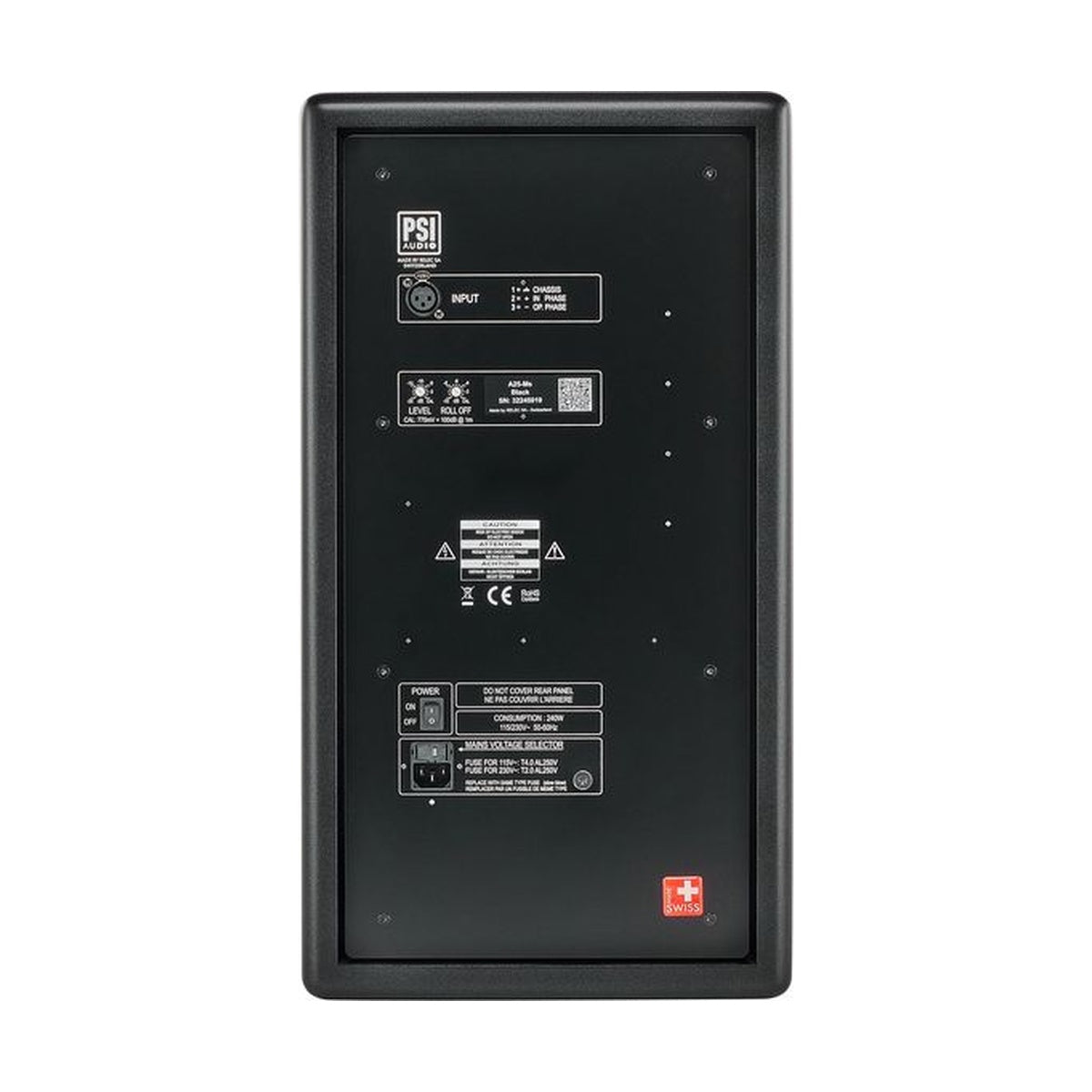 PSI AUDIO A25-M Metal Black