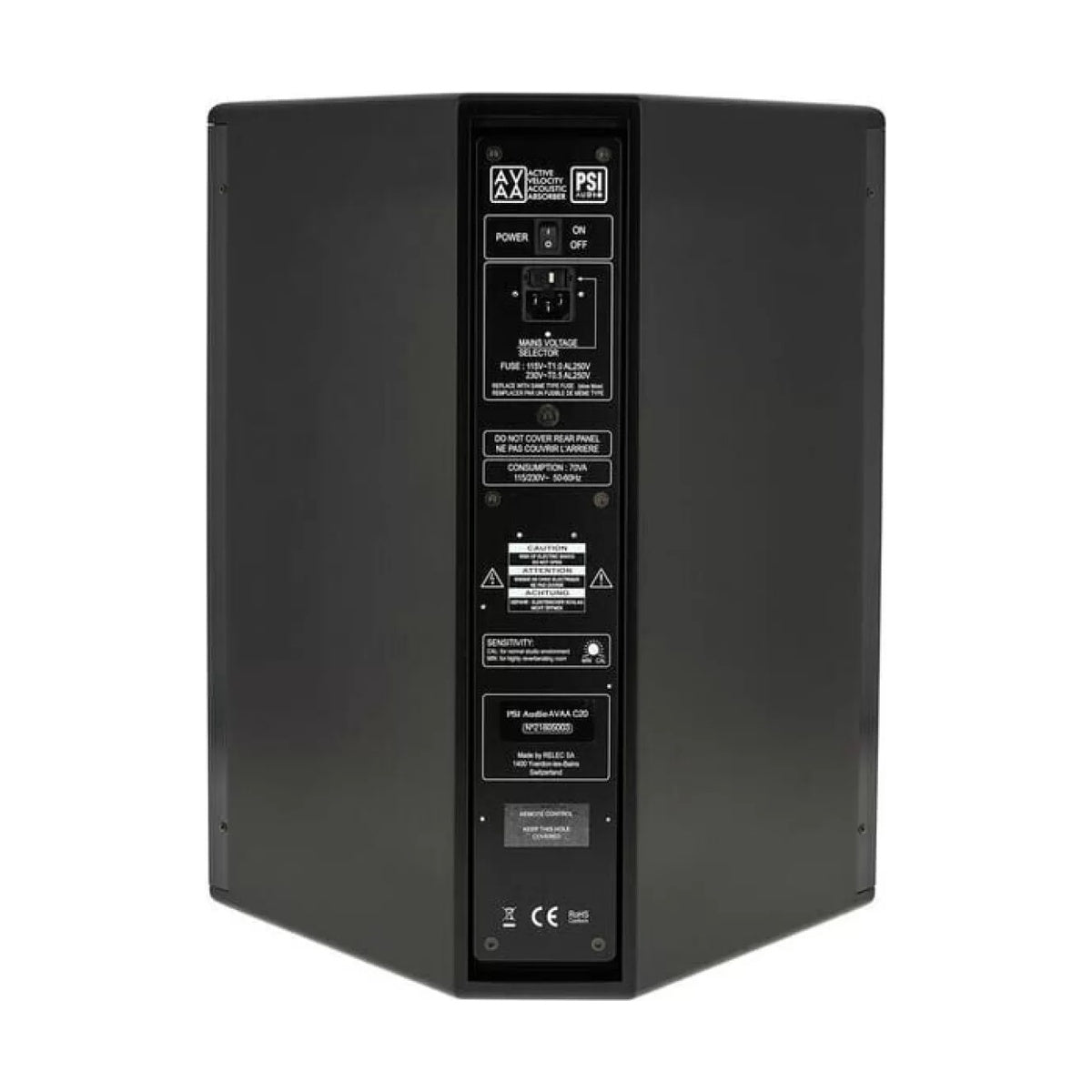 PSI AUDIO AVAA C20 Graphite Black