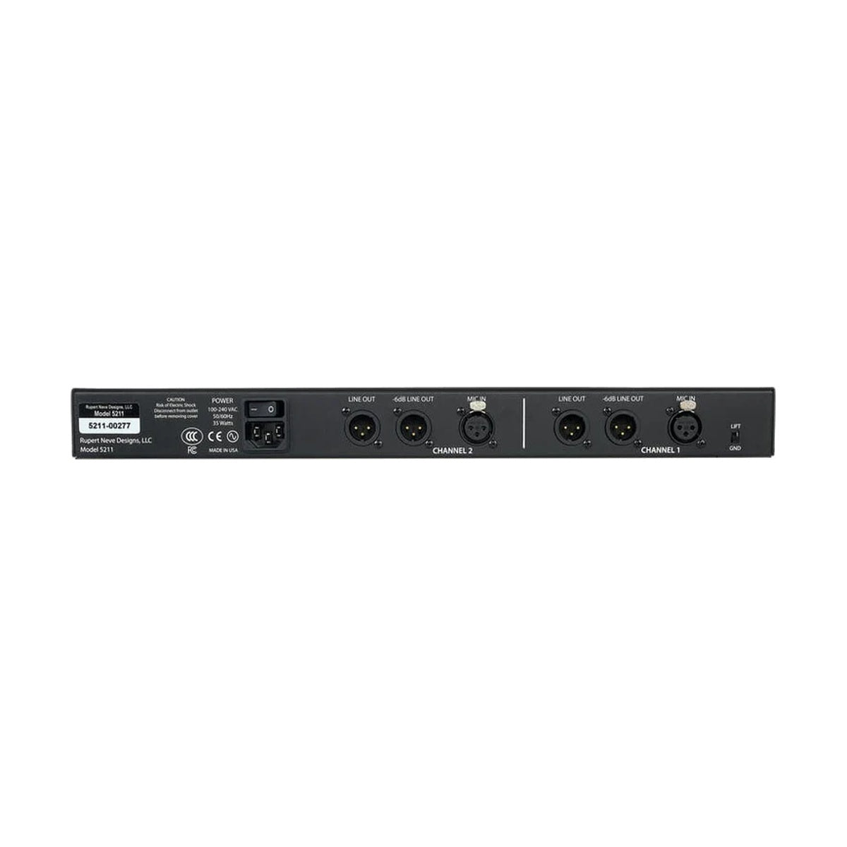 Rupert Neve Designs 5211 2-Channel Mic Pre