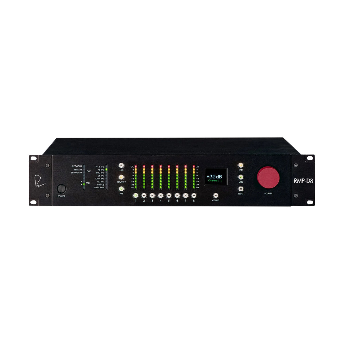 Rupert Neve Designs RMP-D8 8-Channel Class-A Remote Control Dante Mic Pre
