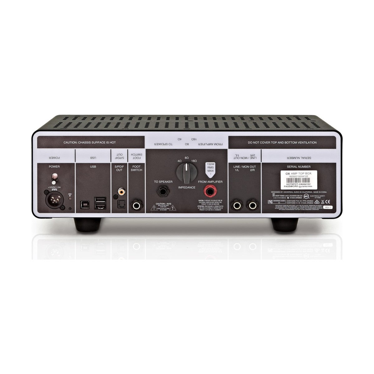 Universal Audio OX Amp Top Box