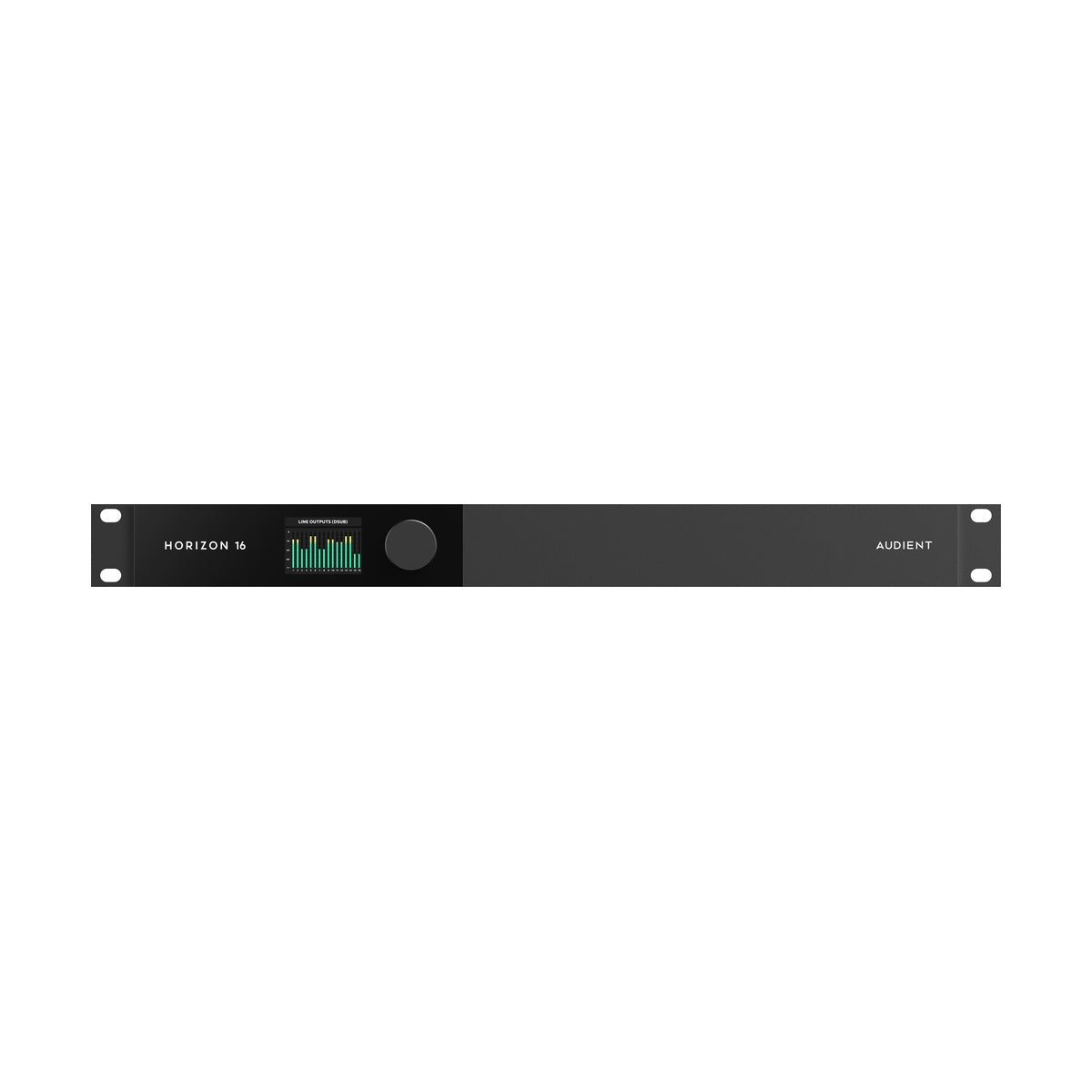 Audient Horizon 16 – interfejs audio Thunderbolt 3, widok z przodu