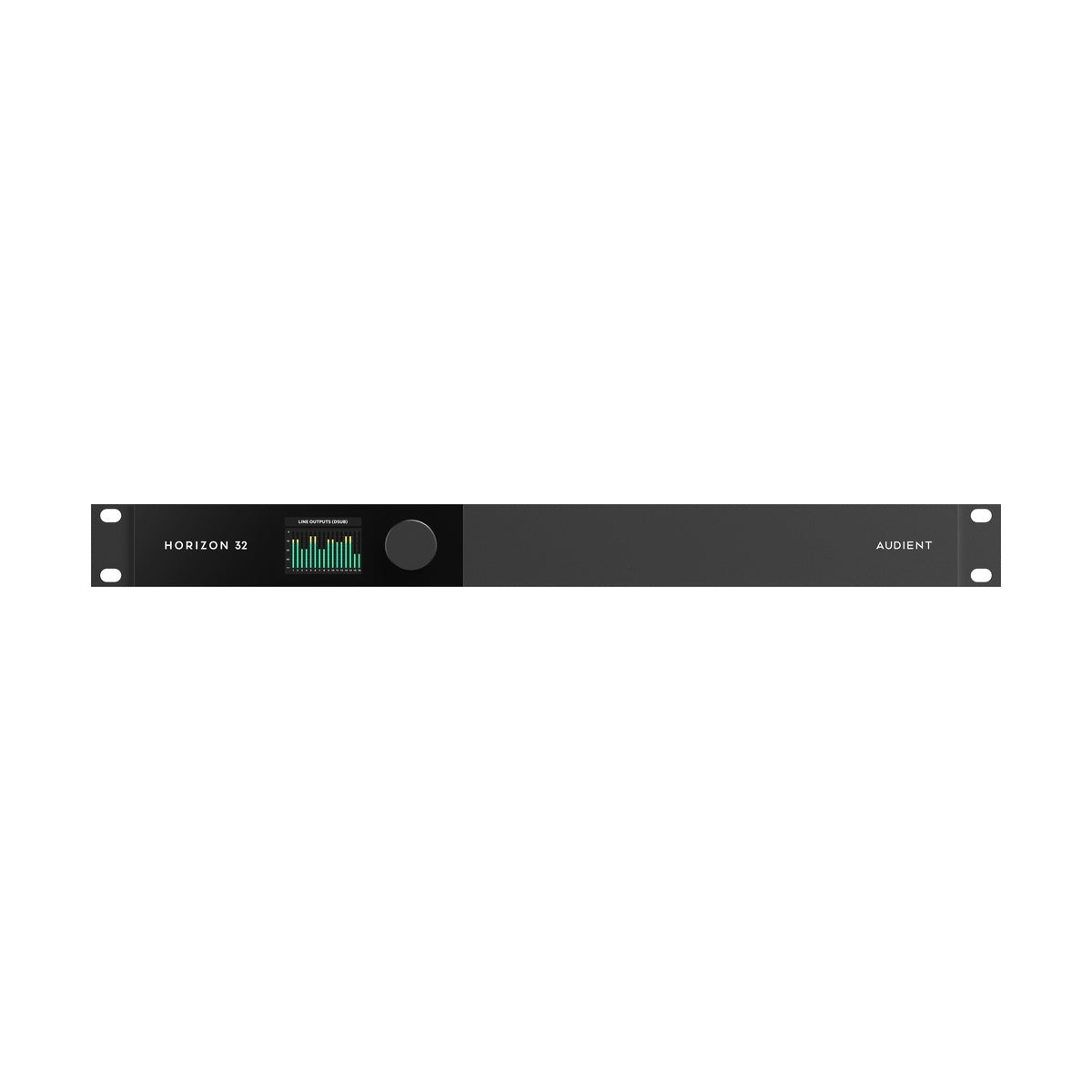Audient Horizon 32 – interfejs audio Thunderbolt 3, widok z przodu