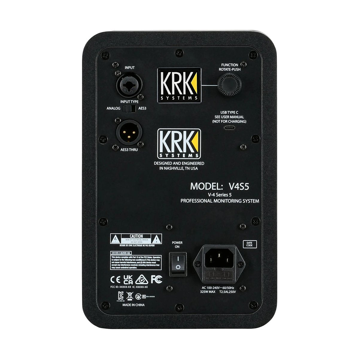 KRK V4S5 – kompaktowy monitor studyjny 4″, widok 3