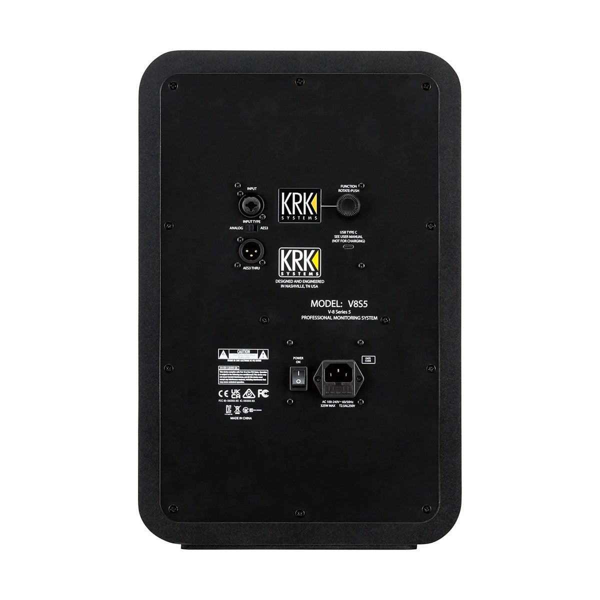 KRK V8S5 – aktywny monitor studyjny 8″, widok 4