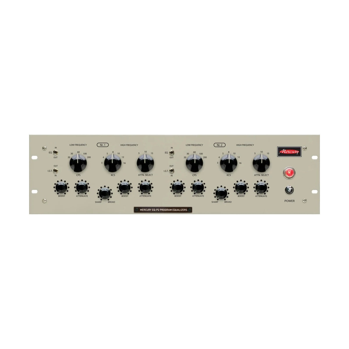 Mercury EQP2 MKII – podwójny lampowy korektor Pultec