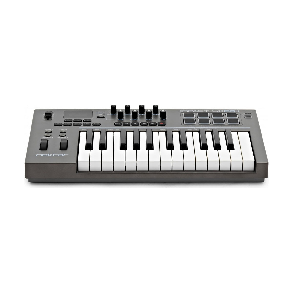 Nektar Impact LX25+ – kompaktowa klawiatura MIDI, widok 2
